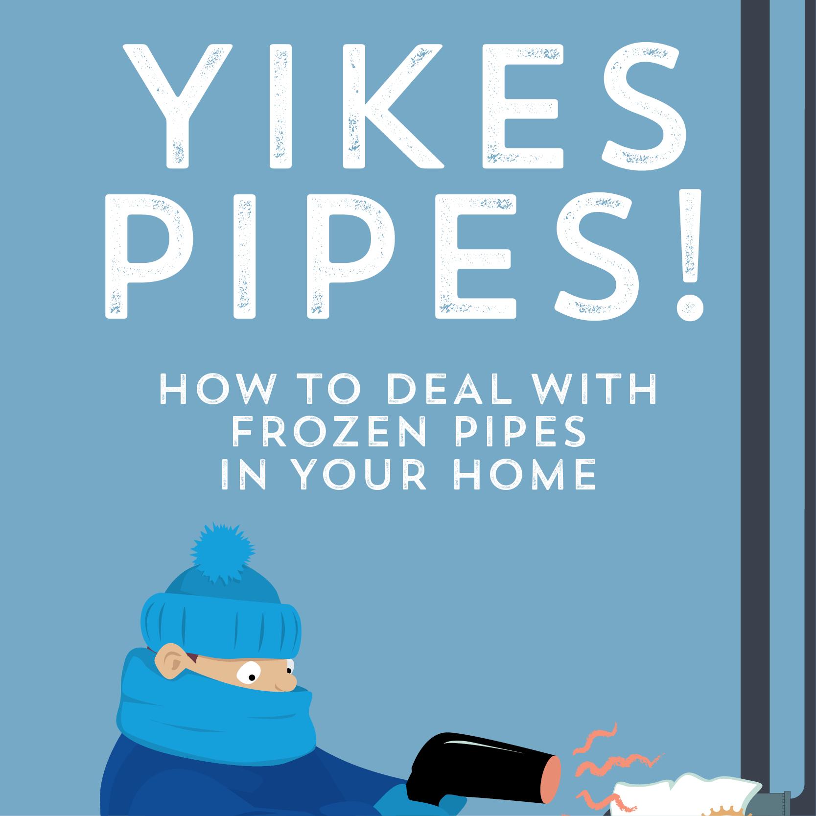 Frozen pipes banner